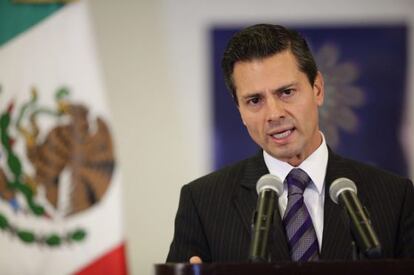 El presidente de México, Enrique Peña Nieto