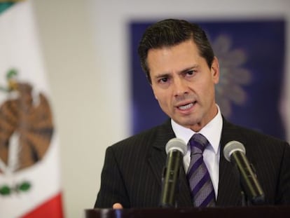 El presidente de M&eacute;xico, Enrique Pe&ntilde;a Nieto