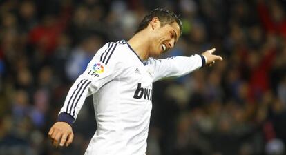 Cristiano Ronaldo celebra uno de sus goles al Celta