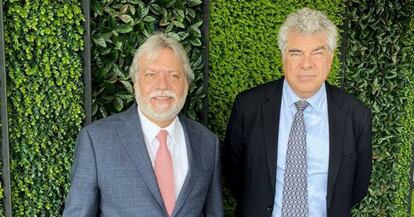 Los hermanos Luis y Mauricio Amodio.