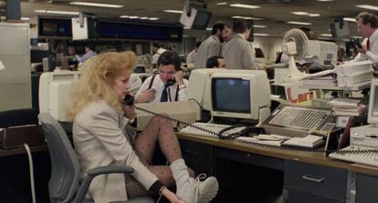 Melanie Griffith en 'Armas de mujer'.