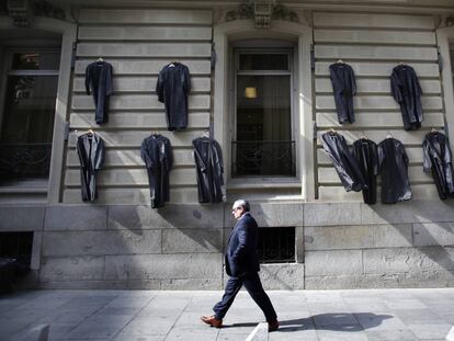 Fachada del Colegio de Abogados de Madrid, en una imagen de archivo.