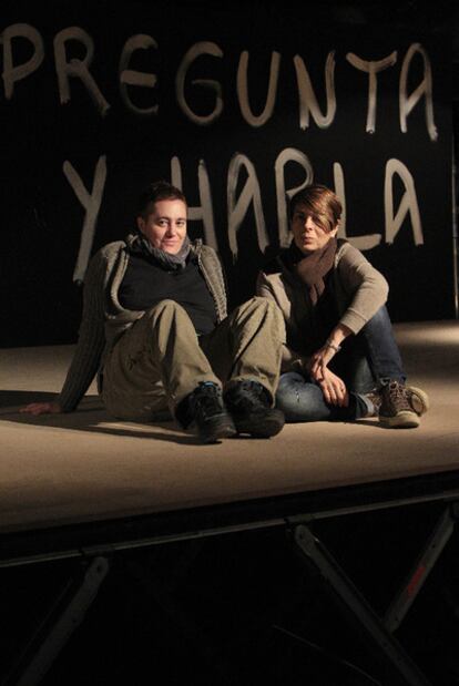 Helena Cabello y Ana Carceller, en Matadero.