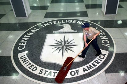 Entrada de la sede de la CIA en Langley, Estados Unidos. 