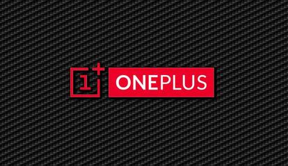 Logo OnePlus fondo negro