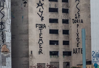 Prédio nas proximidades do Terminal Bandeira, no centro de São Paulo.