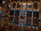 MADRID, SPAIN - MARCH 13: A general view of Madrid Stock Exchange on March 13, 2020 in Madrid, Spain. Ibex 35, Spain's Benchmark Stock Index, started to recover this morning after a historic drop of 14 percent yesterday due to the Coronavirus crisis.  (Photo by Pablo Blazquez Dominguez/Getty Images)