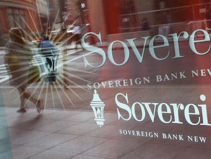 Um escritório do Sovereign em 2008, banco dos EUA comprado por Santander.