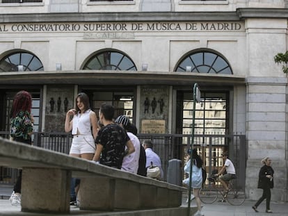 Real Conservatorio de Música de Madrid, en calle Santa Isabel.