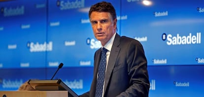 Jaime Guardiola, consejero delegado del Banco Sabadell