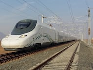 Tren de alta velocidad de Renfe en la ruta de La Meca-Medina. Imagen cedida por Indra.