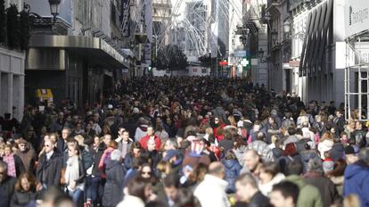 La calle Preciados de Madrid en una imagen de archivo.