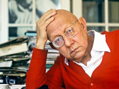 Cornelius Castoriadis en París (Francia) en 1990.