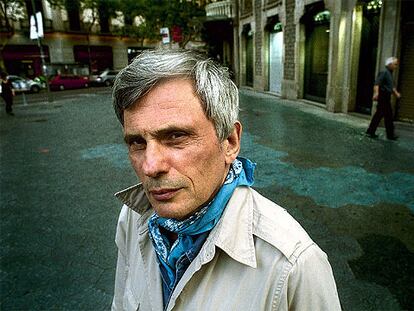 El escritor estadounidense Jerome Charyn, en Barcelona.