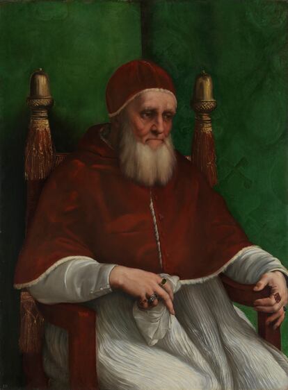 'Retrato del Papa Julio II' (1511), óleo sobre álamo.