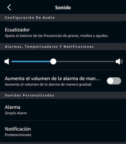Notificaciones en los Amazon Echo Dot
