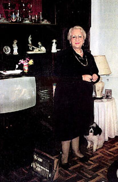 Dolores Ruiz Guerrero, en su vivienda antes de su encarcelamiento.