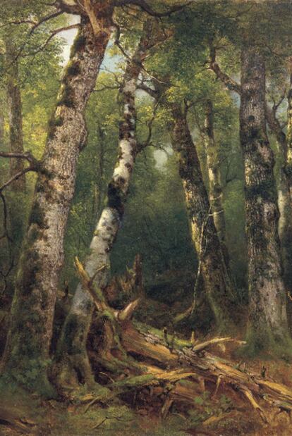 La belleza bucólica del bosque, uno de los temas favoritos de Durand.