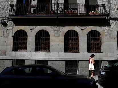 Huellas que dejaron los disparos de la Guerra Civil en la ciudad de Madrid en la calle de Martín de los Heros 77