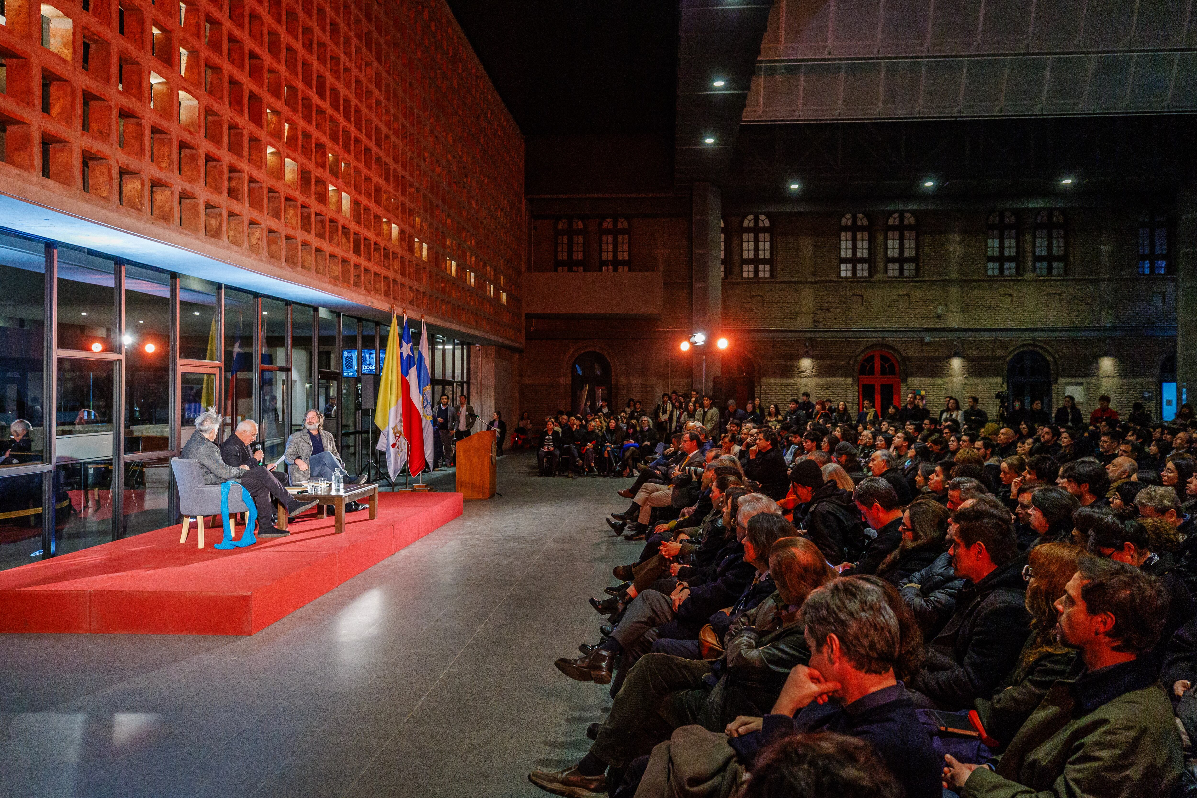 Conversatorio de la Pontificia Universidad Católica de Chile, en Santiago, el 23 de julio.