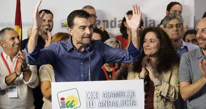 Antonio Ma&iacute;llo, durante su intervenci&oacute;n en la XXI asamblea de la formaci&oacute;n.