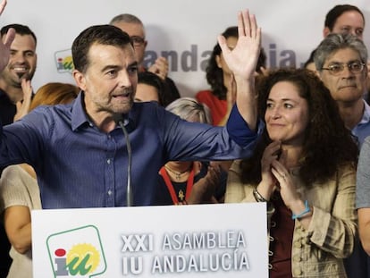 Antonio Ma&iacute;llo, durante su intervenci&oacute;n en la XXI asamblea de la formaci&oacute;n.