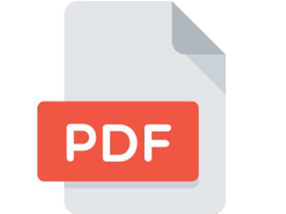 Icono pdf horizontal