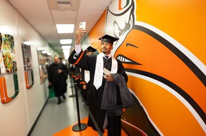 graduation at the University of Miami