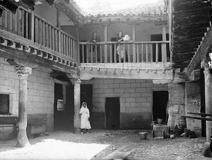 Posada de la Sangre, en Toledo, en una imagen tomada por Otto Wunderlich en 1914. /