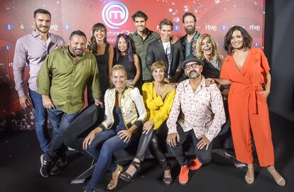 Los concursantes de la segunda edición de 'MasterChef Celebrity'.