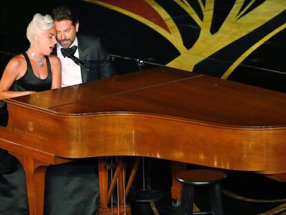 Lady Gaga y Bradley Cooper, en los Oscar.