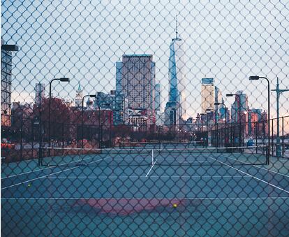 Imagen perteneciente al cuarto volumen la serie 'Tennis Courts' (Ed. Nieves) del fotógrafo Giasco Bertoli.