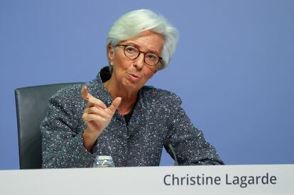 La presidenta del BCE, Christine Lagarde.