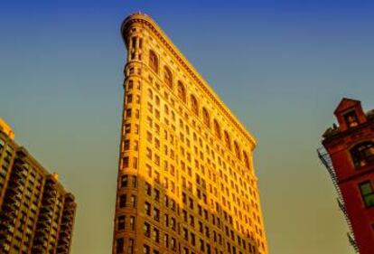 La fachada del Flatiron, en Nueva York.