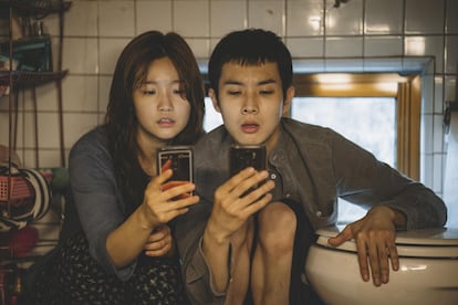 'Parásitos', de Bong Joon-Ho, probablemente la película coreana más famosa de la historia. 