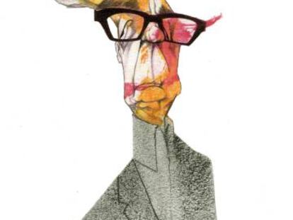 Juan José Millás, visto por Sciammarella.