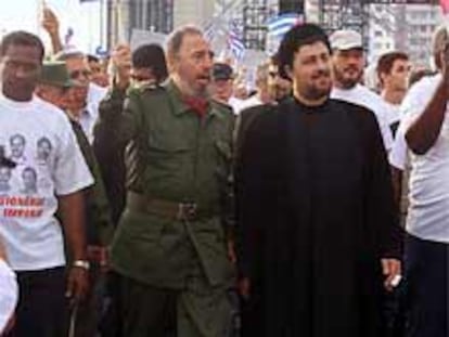 Fidel Castro y Hasan Jomeini, en La Habana el pasado 26 de julio.