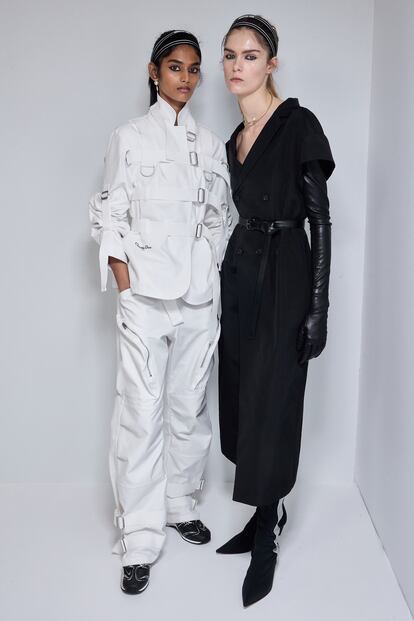El backstage del último desfile de Dior (P-V 2025).