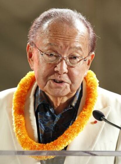 Daniel Inouye, senador de Estados Unidos.