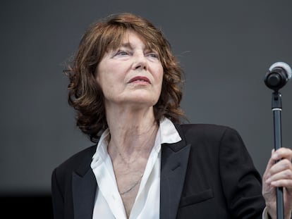 Jane Birkin, en el Primavera Sound Festival, en Barcelona en 2018.