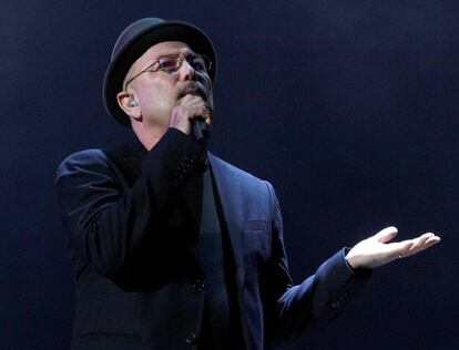 Rub&eacute;n Blades, durante un concierto en San Juan de Puerto Rico el pasado septiembre.