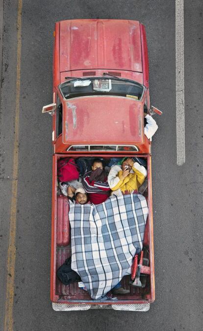 Foto de la serie &#039;Carpoolers&#039;.