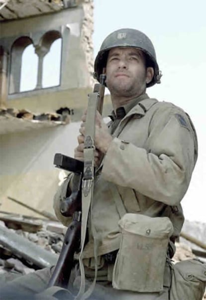 Tom Hanks en una imagen de <i>Salvar al soldado Ryan.</i>