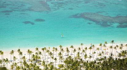 Playa Bávaro, una de las más conocidas de República Dominicana.