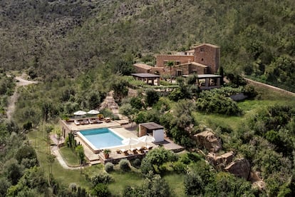 Vista del Son Bunyola Hotel & Villas, en Mallorca. 
