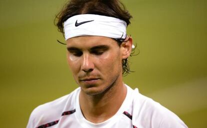 Nadal, en el partido ante Lukas Rosol.