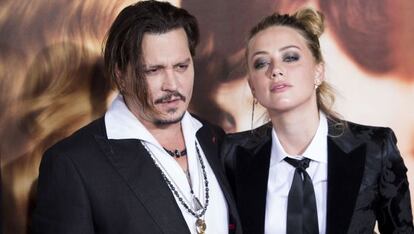 Los actores Johnny Depp y Amber Heard a finales de noviembre. 