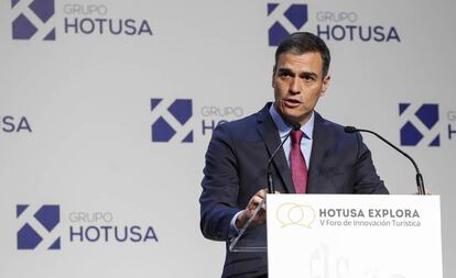 Spanish Prime Minister Pedro Sanchez during inauguration of 'FITUR' International Tourism Fair in Madrid, on Monday 21 January, 2019.