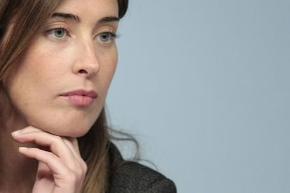 La ministra italiana Maria Elena Boschi.