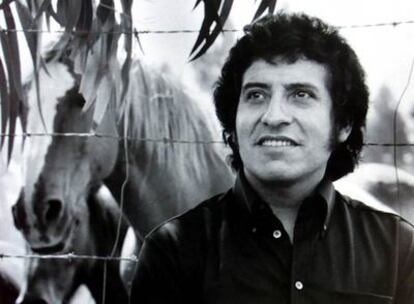 El cantante chileno Víctor Jara.